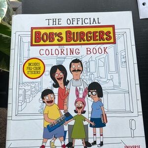 Bob's Burgers Coloring Book with Stickers